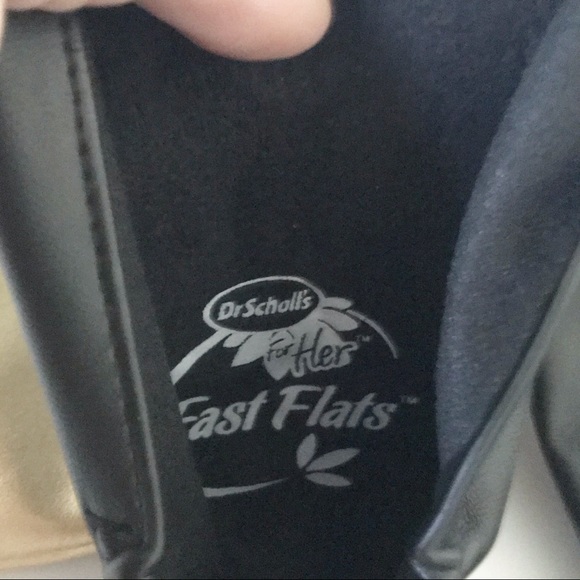 DR. SCHOLL’S Fast Ballet Flats Black Size 9-10 - Picture 5 of 5